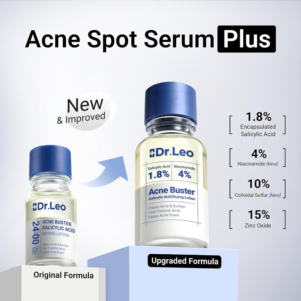 Powerful 1.8% Salicylic Acid Acne Spot Treatment - Fast-Acting Drying Lotion, 0.34 Oz